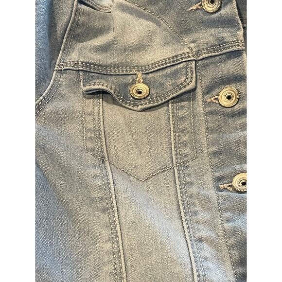 Squeeze Girls Faded Jean Jacket Size 6 - Picture 7 of 7